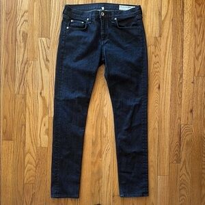 Rag & Bone sz 28 Dre Jean in dark indigo wash great pre owned condition